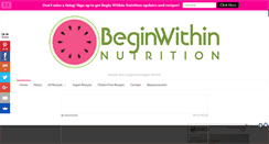 Desktop Screenshot of beginwithinnutrition.com