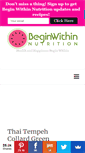 Mobile Screenshot of beginwithinnutrition.com